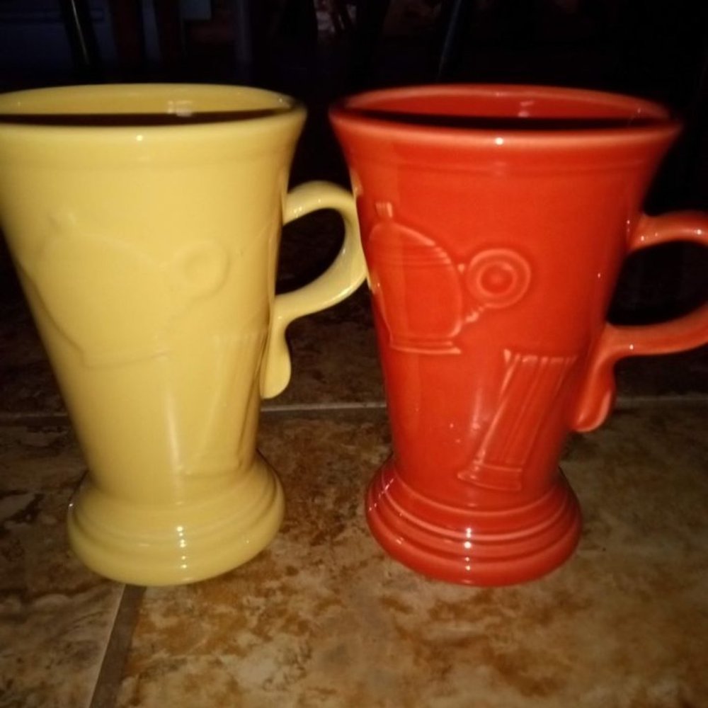 Scarlet and Yellow Fiestaware